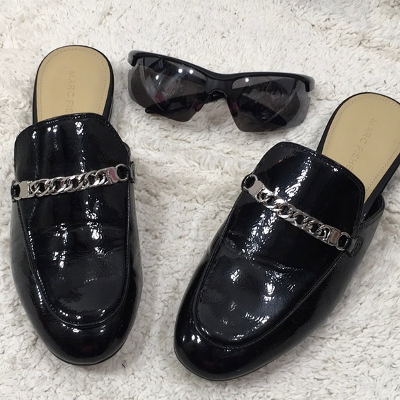 Marc Fisher Shoes - Marc Fisher Whiley black patent mules